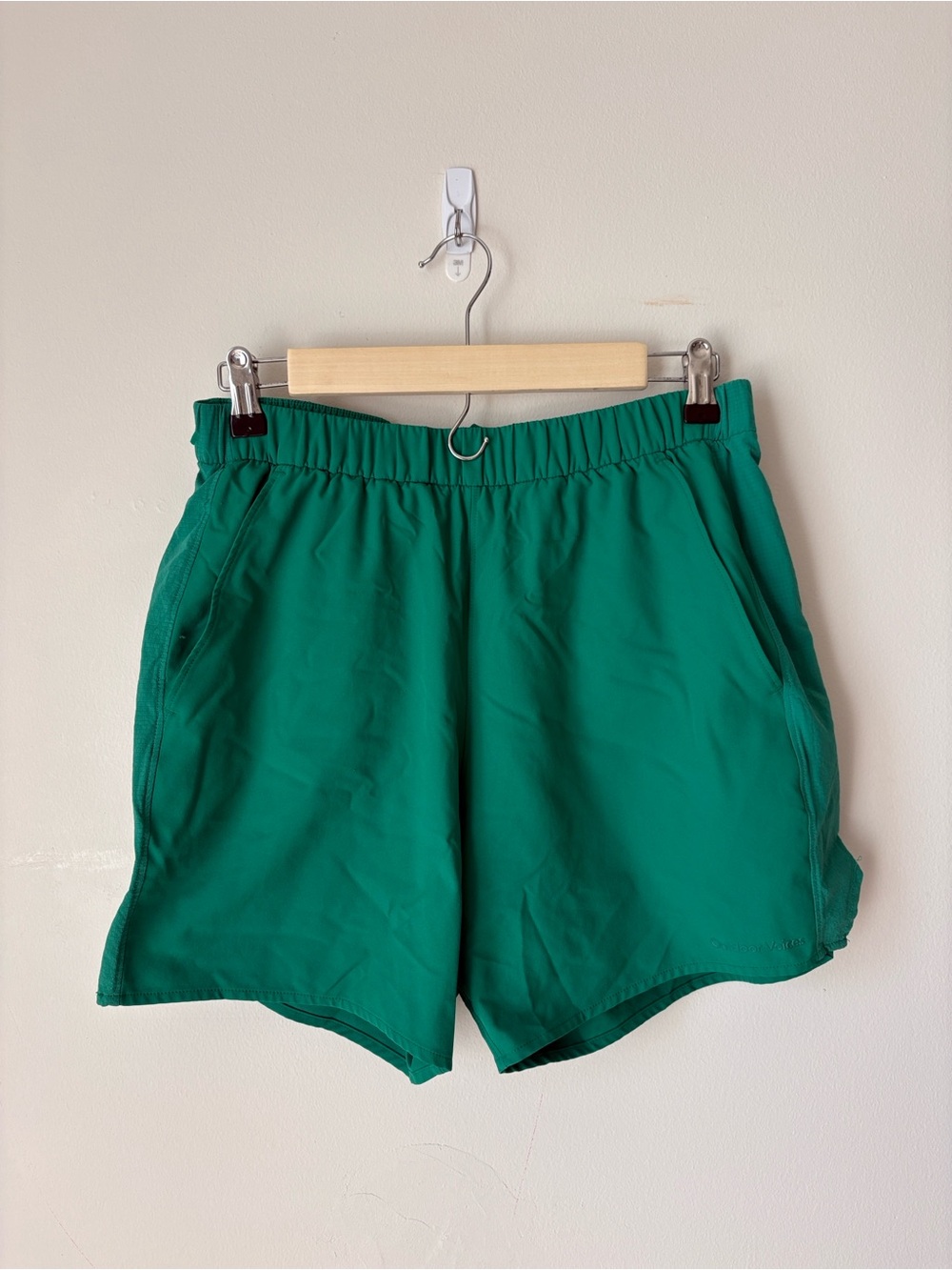 Outdoor Voices OV Green 4’ High Stride shorts - Picture 2 of 3